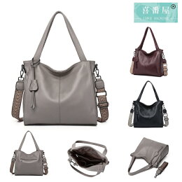 真牛皮肩背手提包通勤包(3色)