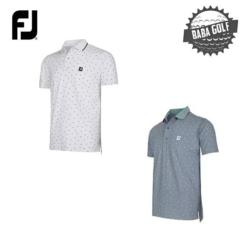 FootJoy高爾夫服裝男士春夏新款男裝FJ短袖滿印POLO衫golf衣服T恤