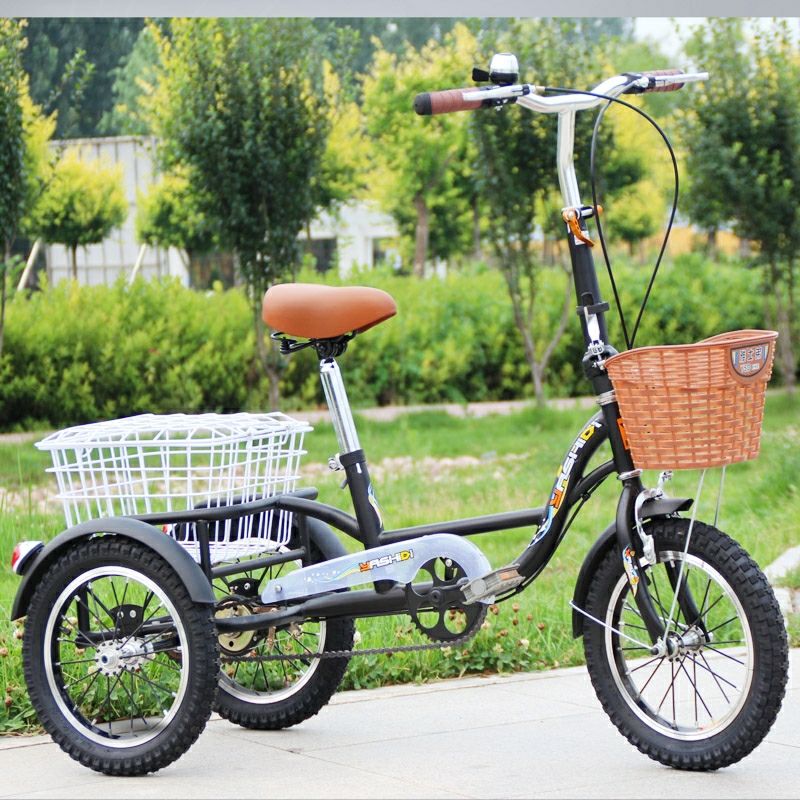 雅士弟老人腳踏三輪車人力自行車腳蹬老年代步三輪車輕便小型單車 可開發票  最低價 快速出貨