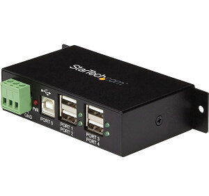 [2美國直購] 集線器 StarTech.com ST4200USBM 4-Port Industrial USB 2.0 Hub with ESD Protection - Mountable