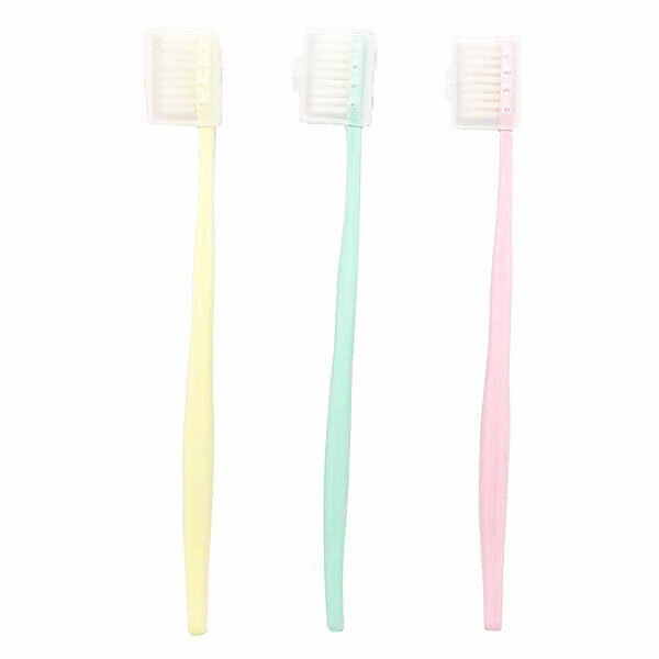 日式馬卡龍牙刷-附蓋子 軟毛護齒牙刷 兒童牙刷有蓋牙刷 衛浴用品 贈品禮品