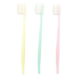日式馬卡龍牙刷-附蓋子 軟毛護齒牙刷 兒童牙刷有蓋牙刷 衛浴用品 贈品禮品