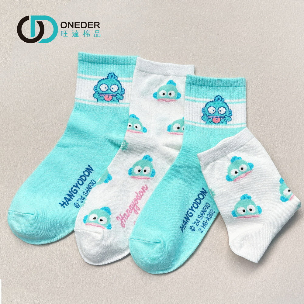Sanrio 三麗鷗 人魚漢頓中統襪 女長襪 長襪 韓系長襪 人魚漢頓長襪【旺達棉品】HG-A301