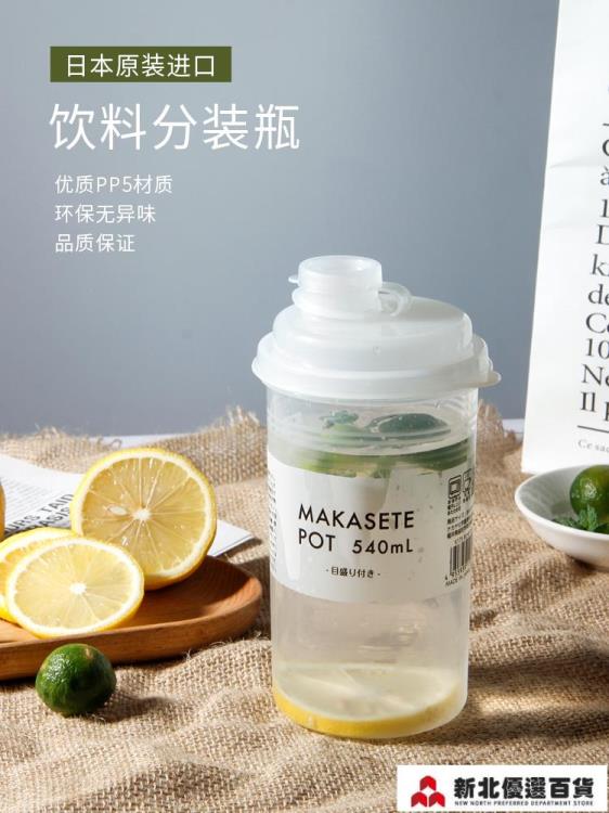 冷水壺 日本進口NAKAYA隨手杯冷水壺便攜耐熱水杯冰箱冷泡杯果汁瓶冷萃杯【摩可美家】