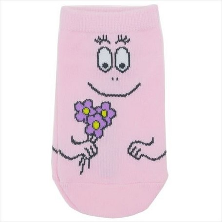 大賀屋 泡泡先生 紫花 粉紅 兒童襪 襪子 童襪 可愛襪子 日貨 正版 授權 J00013026