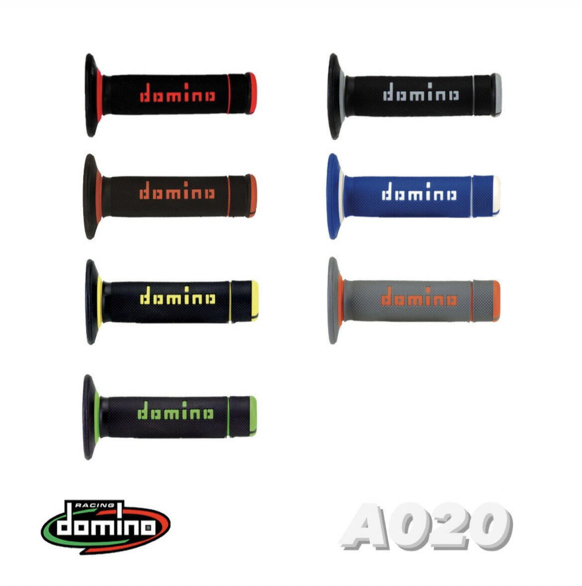 『油工廠』Domino 握把套 好握 不黏手 義大利 A020 雙色