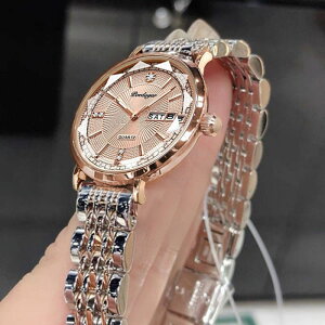 全自動新款瑞士品牌新款防水夜光女士手錶 雙日歷時尚女士手錶
