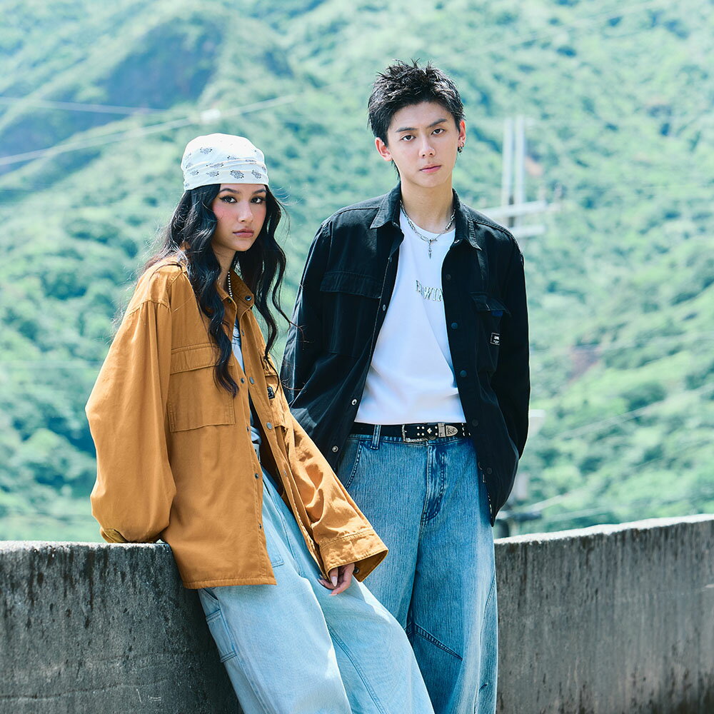 EDWIN 男款 工裝夾克外套 (土黃色) 2