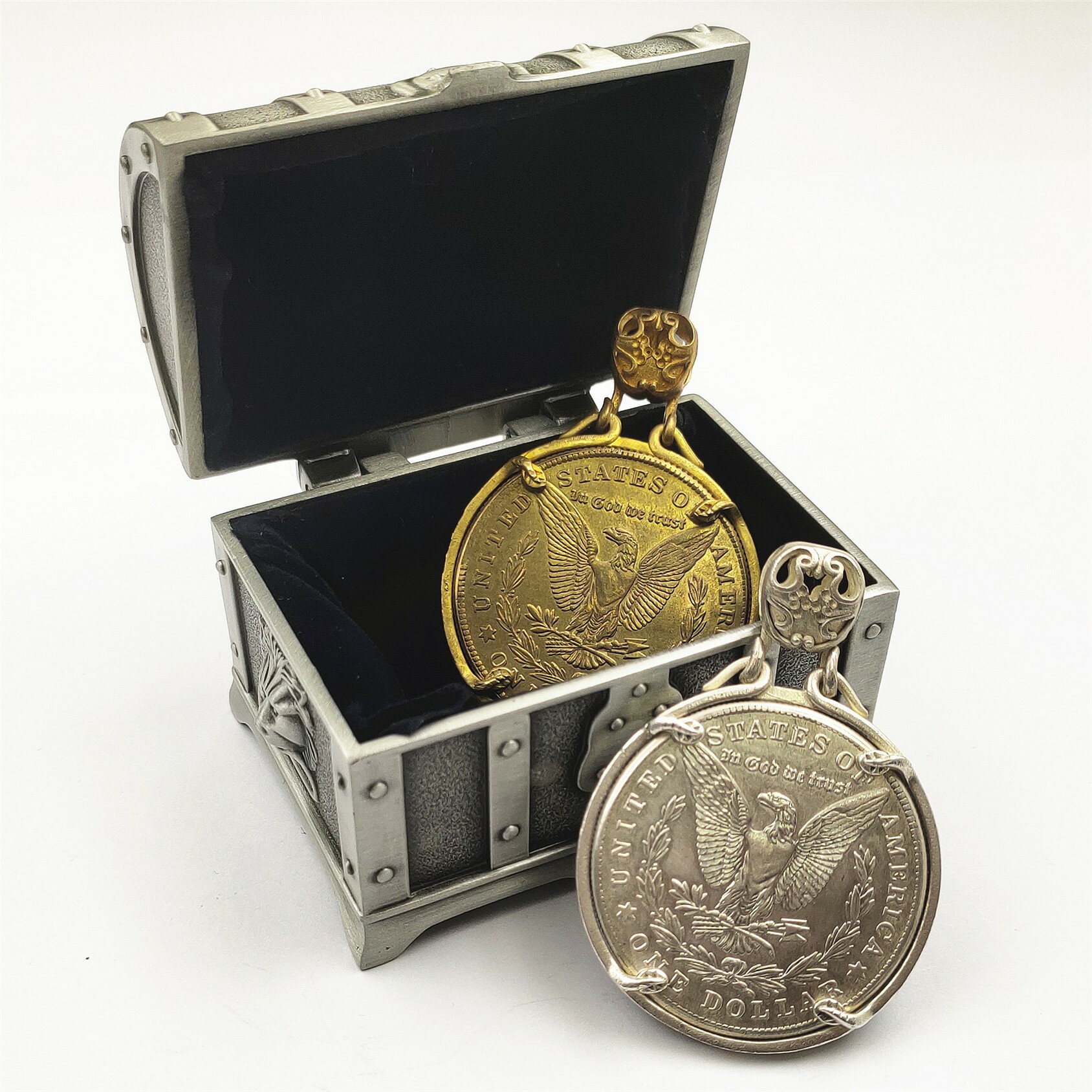 仿機關幣圣杯流浪幣騎士拔劍機關硬幣鍍銀銅幣怪盜基德幣插劍硬幣| 協貿國際日用品生活7館| 樂天市場Rakuten