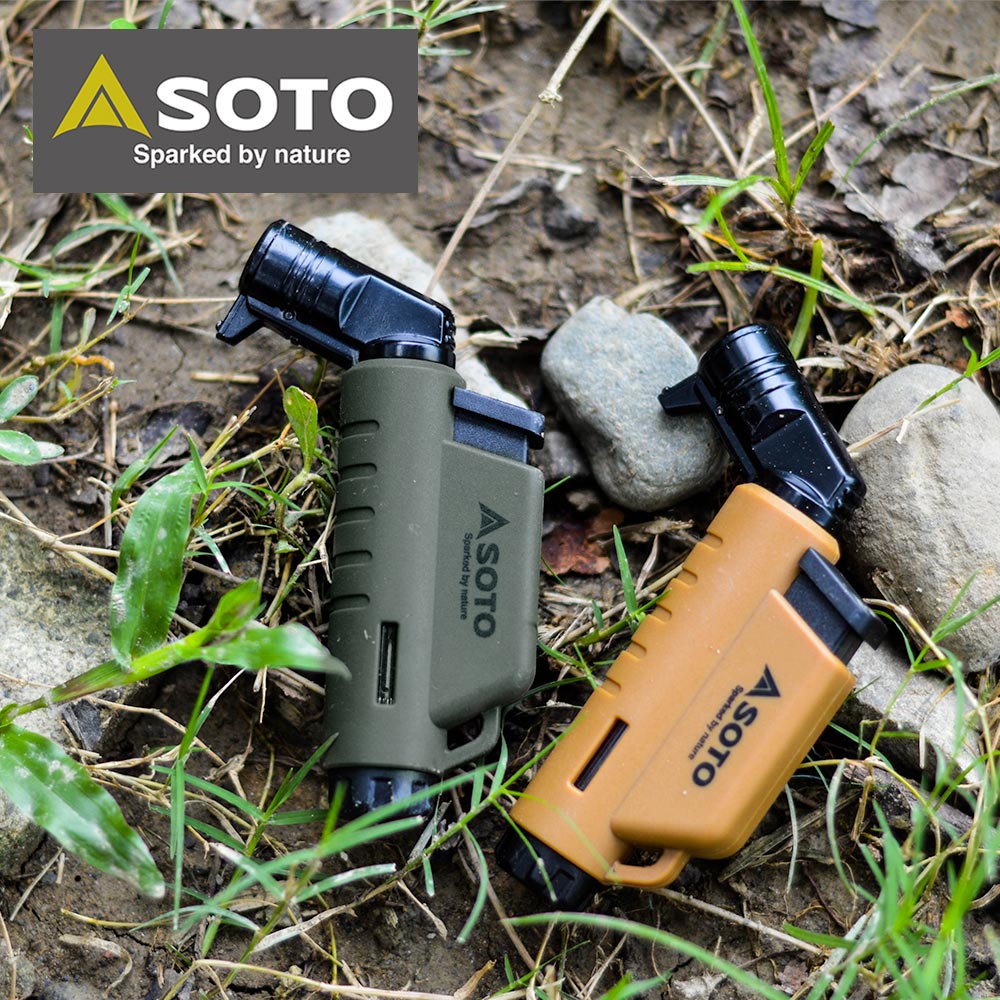SOTO L型填充式掌中點火器(兩色) ST-486AG、ST-486CT