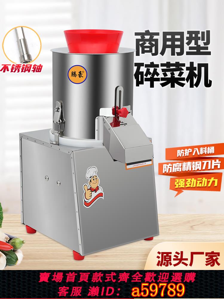 【臺灣公司 可打統編】商用碎菜機電動切菜機養生食堂打姜絞菜剁菜機多功能顆粒型菜餡機