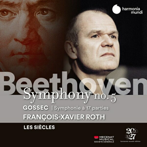 【停看聽音響唱片】【CD】貝多芬：第五號交響曲 / 葛賽克：17段交響曲 羅斯 指揮 世紀樂團