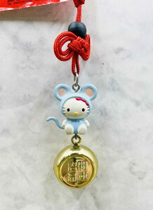 【震撼精品百貨】Hello Kitty 凱蒂貓~日本sanrio三麗鷗 KITTY開運手機吊飾-鼠*70901