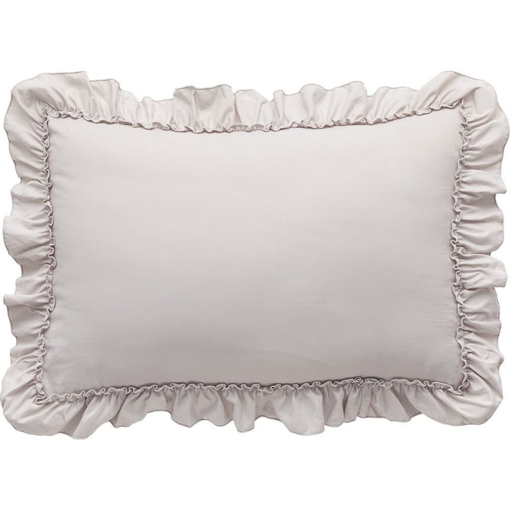 【DECO HOME商品】枕套 有褶邊 WASH F7 GYBE NITORI宜得利家居