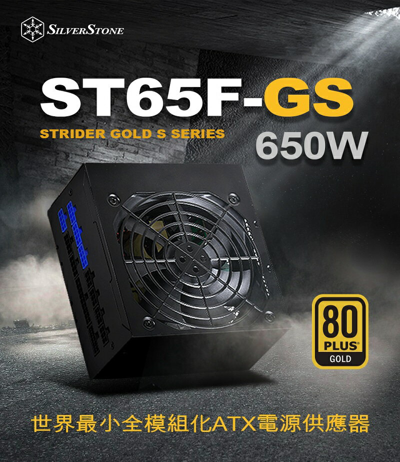 【最高現折268】銀欣ST65F-GS電源供應器 650W 金牌認證/SST-ST65F-GS