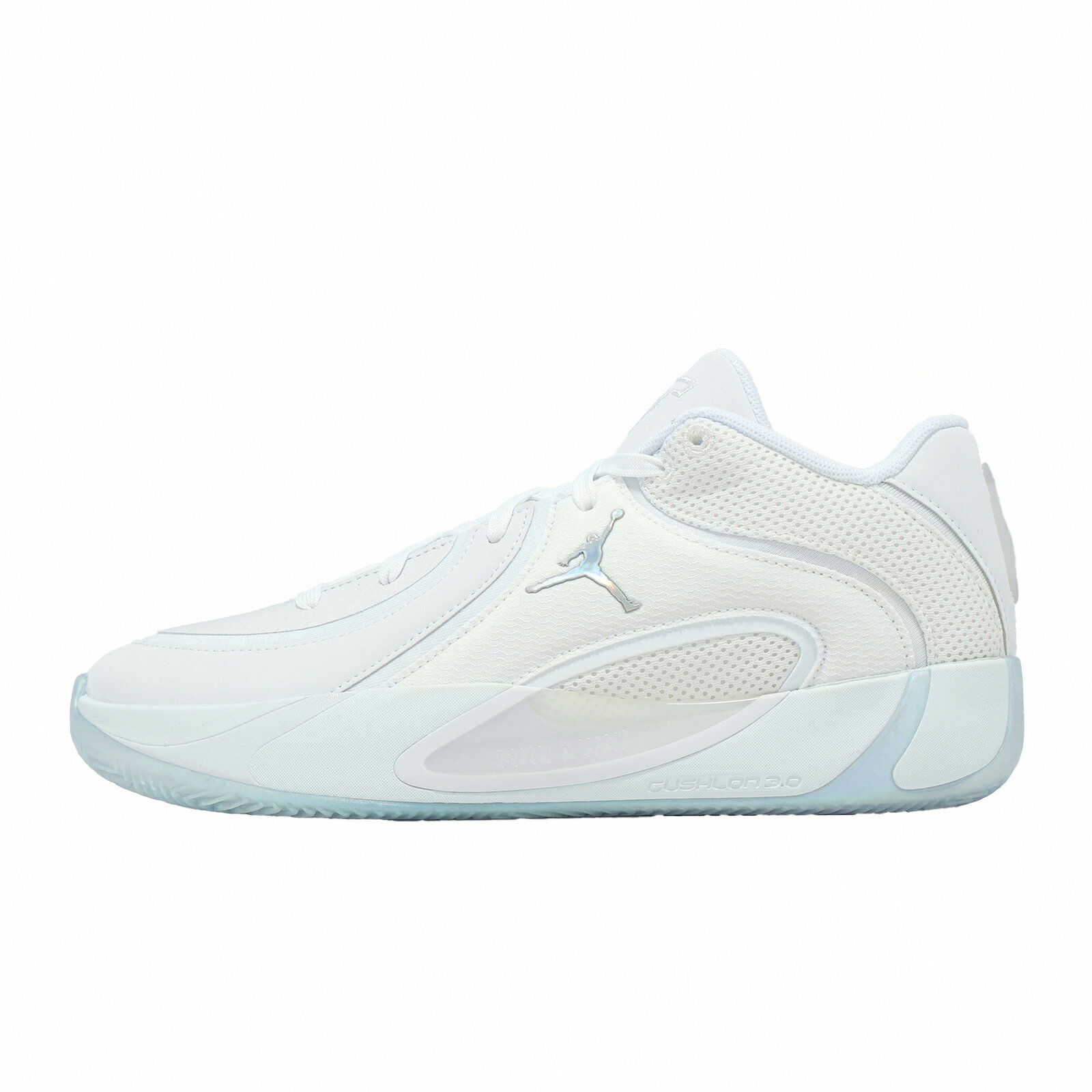 Nike 籃球鞋 Jordan Tatum 4 PF 男鞋 白 銀 氣墊 緩震 HQ4613-102