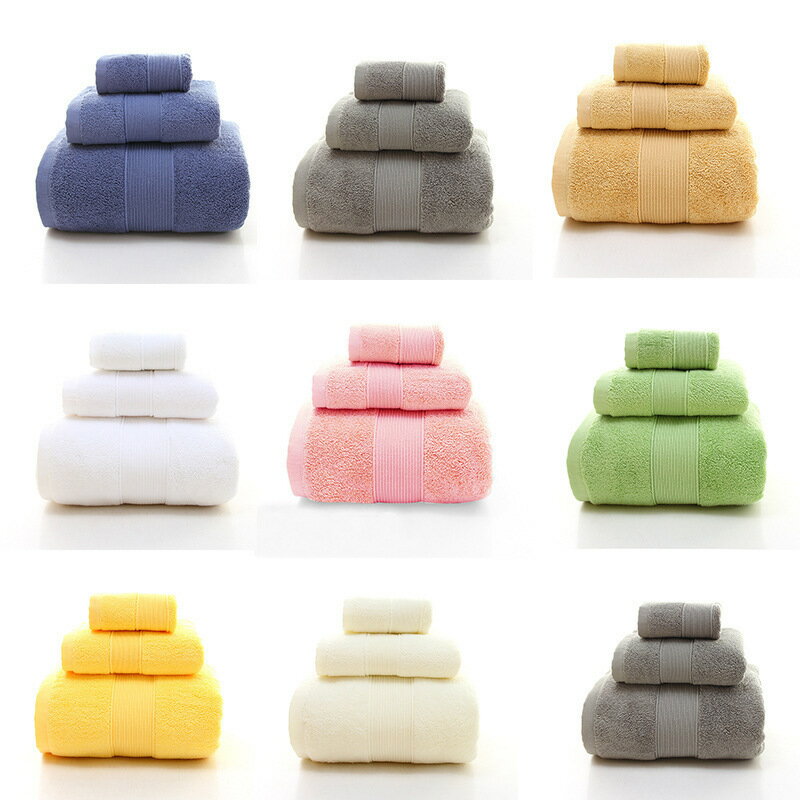 Cotton Towels Set Highly Absorbent Bath Towel Set浴巾