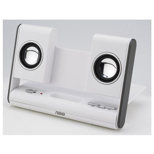 UPC 840005000359 product image for Naxa NAS-3002 Portable Foldable Speaker System for MP3 iPod iPhone (WHT) | upcitemdb.com