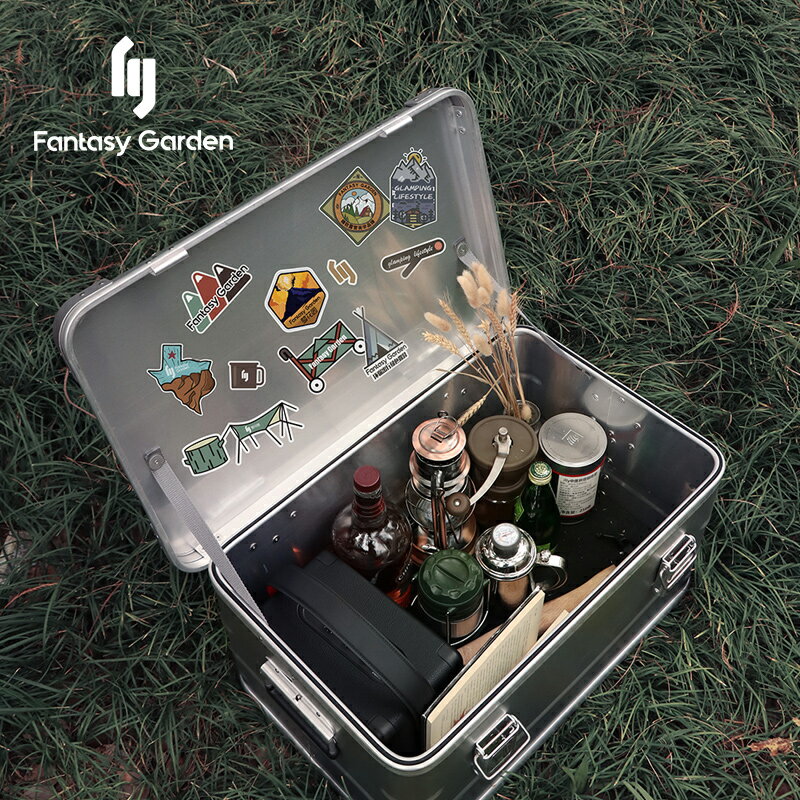 Fantasy Garden夢花園戶外精致露營裝備貼紙旅行用品裝飾涂鴉貼畫
