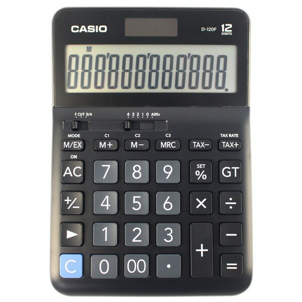 CASIO 卡西歐 D-120F 12位數商用計算機/一台入(促800)