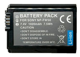 EC數位 ROWA 樂華 FOR SONY NP-FW50 鋰電池 A7 II A7s A7R A72 A5100 A6000