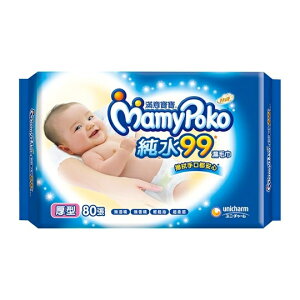 【躍獅線上】滿意寶寶 純水厚型溼巾 80入/包