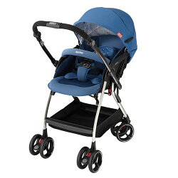 Aprica 愛普力卡 四輪自動定位導向型嬰幼兒手推車 Optia新視野-品格藍【悅兒園婦幼生活館】