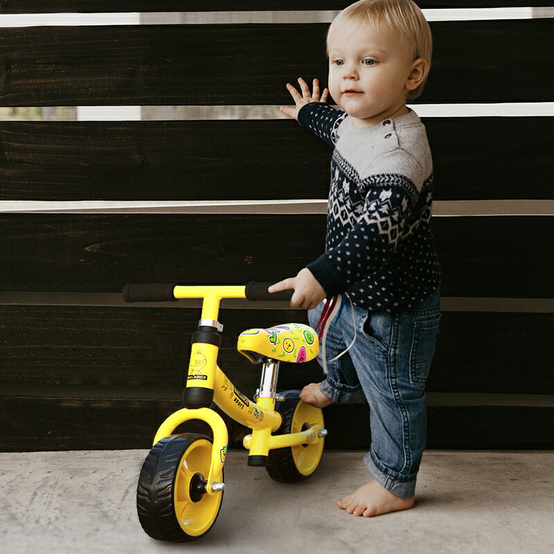 8寸兒童平衡車無腳踏滑行車滑步車寶寶雙輪6寸車1-2-3-6歲溜車