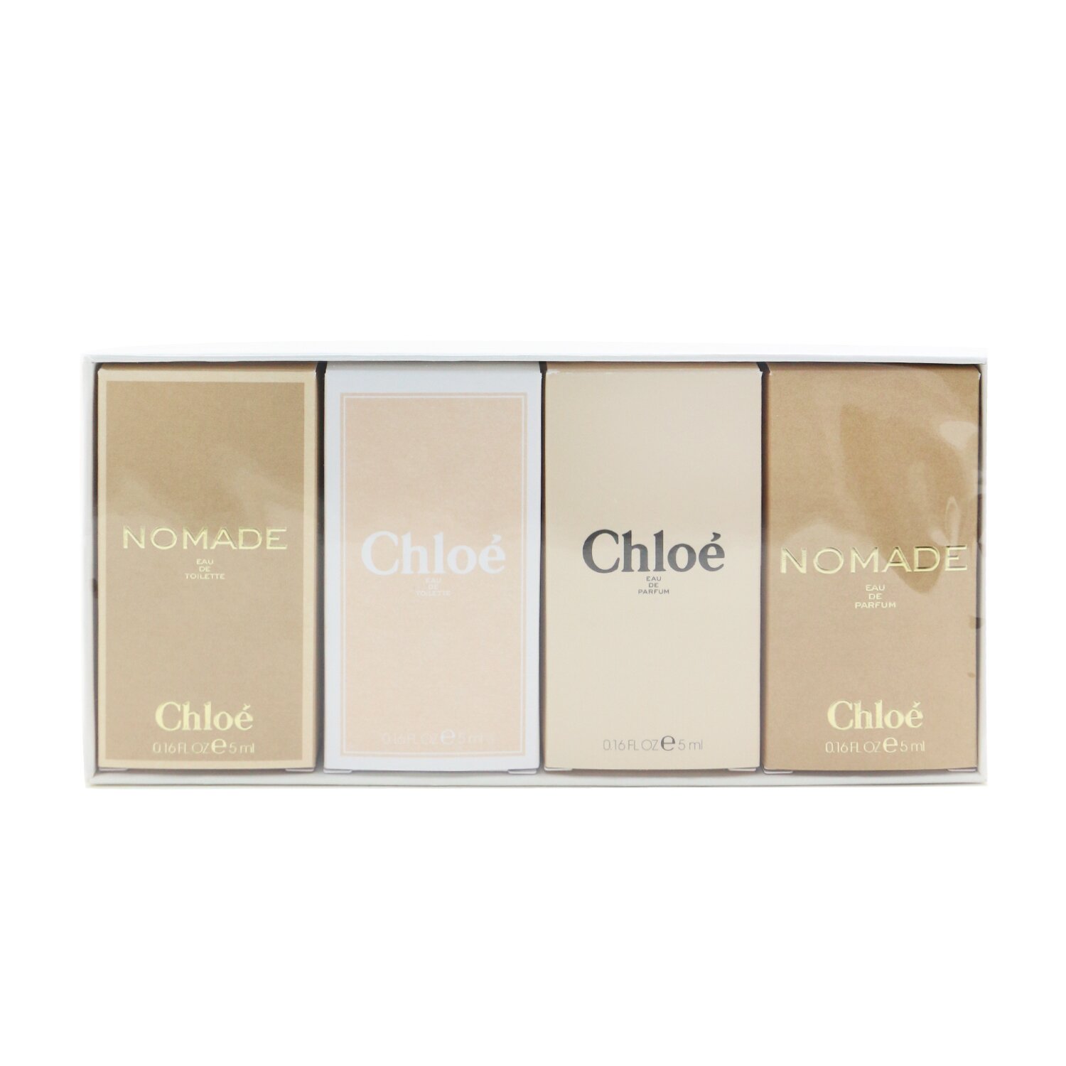 蔻依 Chloe - 迷你香水套裝: Chloe 香水, Chloe 淡香水, Nomade 香水, Nomade 淡香水