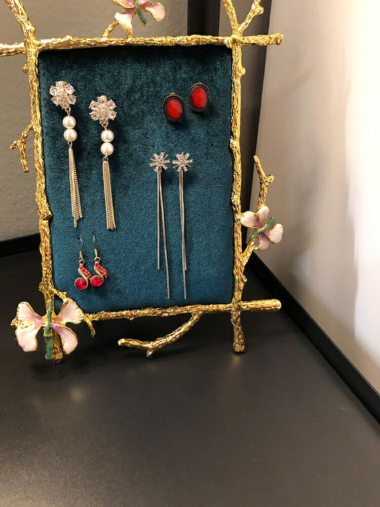 首飾架創意公主擺件首飾展示架復古歐式家用項鏈耳環釘飾品收納架