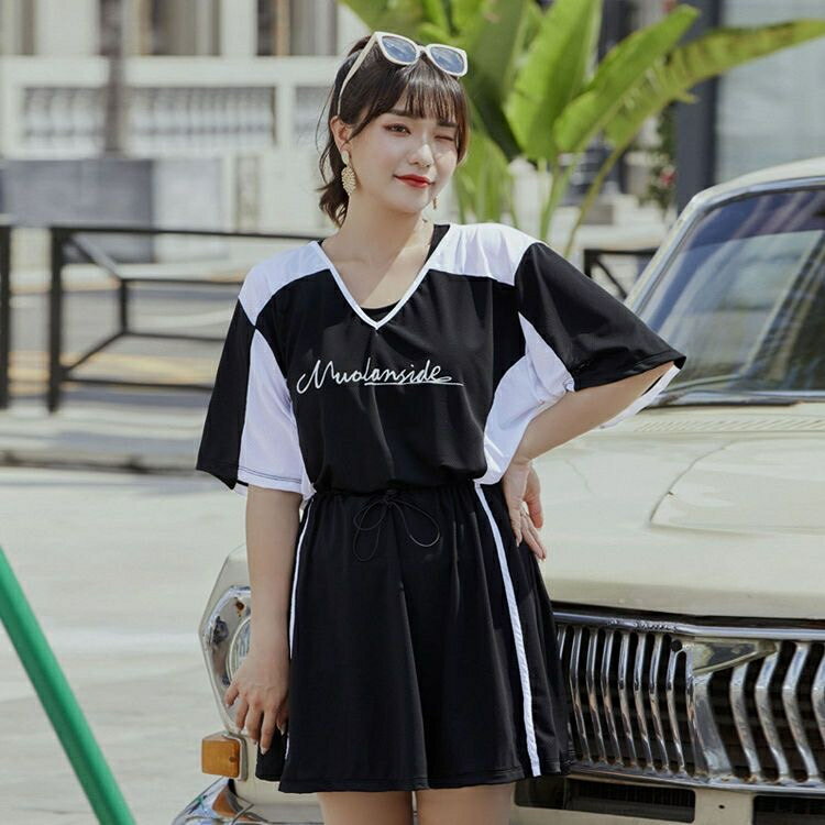 大尺碼泳衣 女生泳衣 遮肚泳衣 顯瘦泳衣 大尺碼泳裝 分體泳衣 三件式泳衣 溫泉泳衣 保守泳衣 學生泳衣