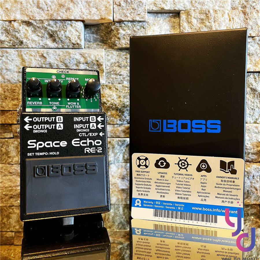 分期免運公司貨Boss RE-2 RE2 Space Echo 磁帶式Delay Reverb 電