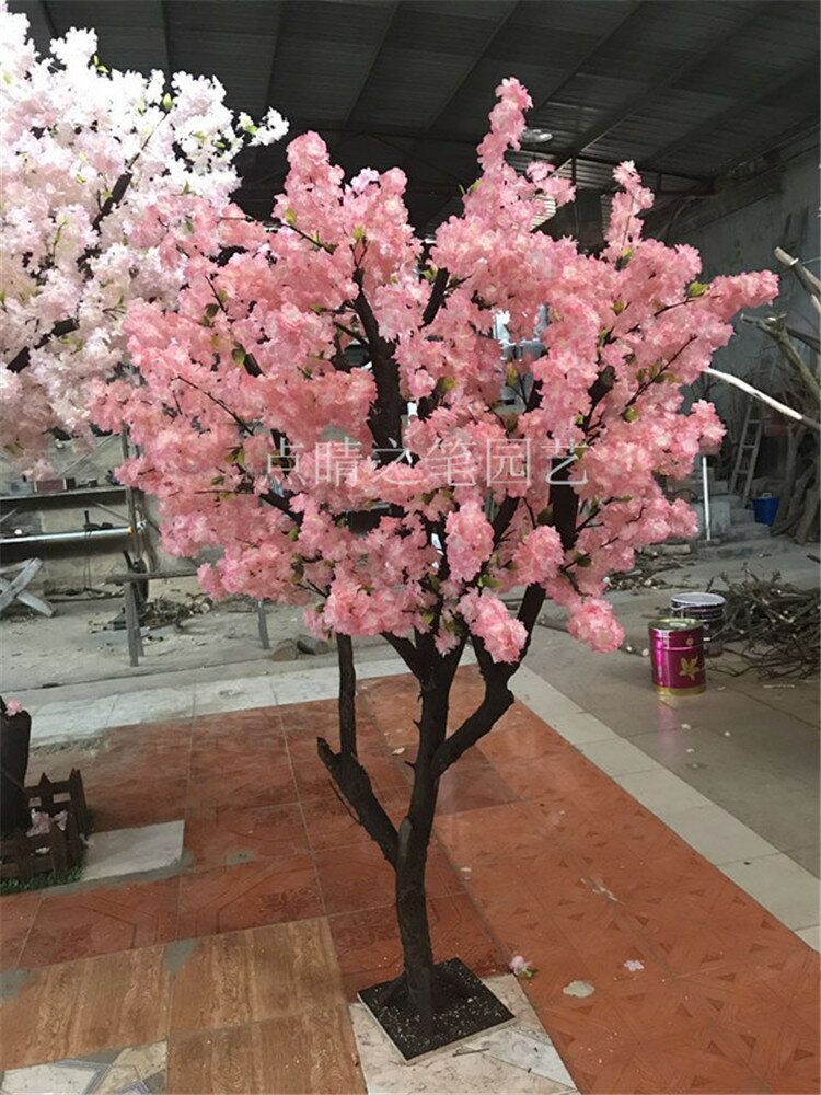 仿真櫻花樹 許愿樹 假樹大型植物 桃花樹室內客廳婚慶幸福樹裝飾