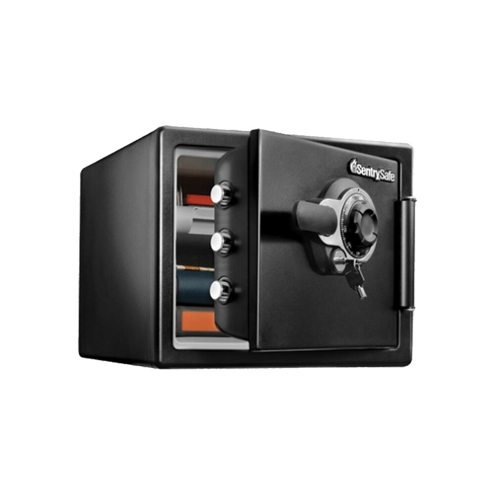 美國SentrySafe 機械式密碼鎖防火防水金庫(小) 34.8x41.5x49.1 cm /台 SFW082DTB【領券滿額再折千12/31止】【領券滿額再折千12/31止】