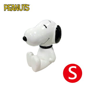 【日本正版】史努比 S號 坐姿 存錢筒 公仔 儲錢筒 小費箱 Snoopy PEANUTS - 031378