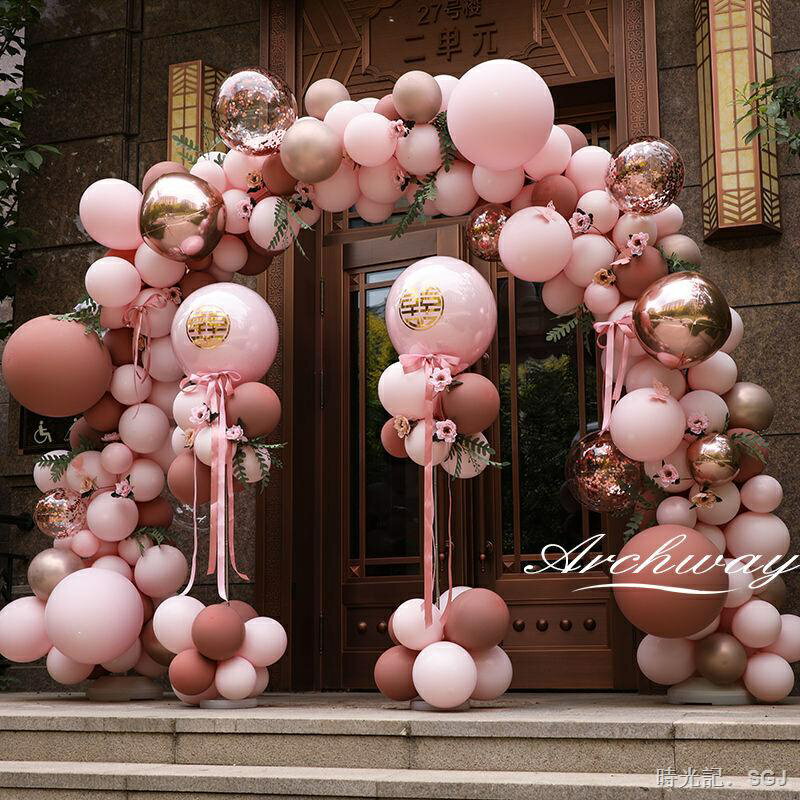 ✒◎☾氣球佈置 派對氣球 結婚氣球拱門支架婚房布置路引套裝訂婚婚禮場景裝飾婚慶用品大全