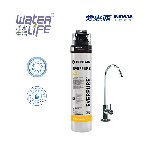 【淨水生活】《愛惠浦Everpure》公司貨 QL3-4C 家用標準型生飲淨水器★含標準安裝