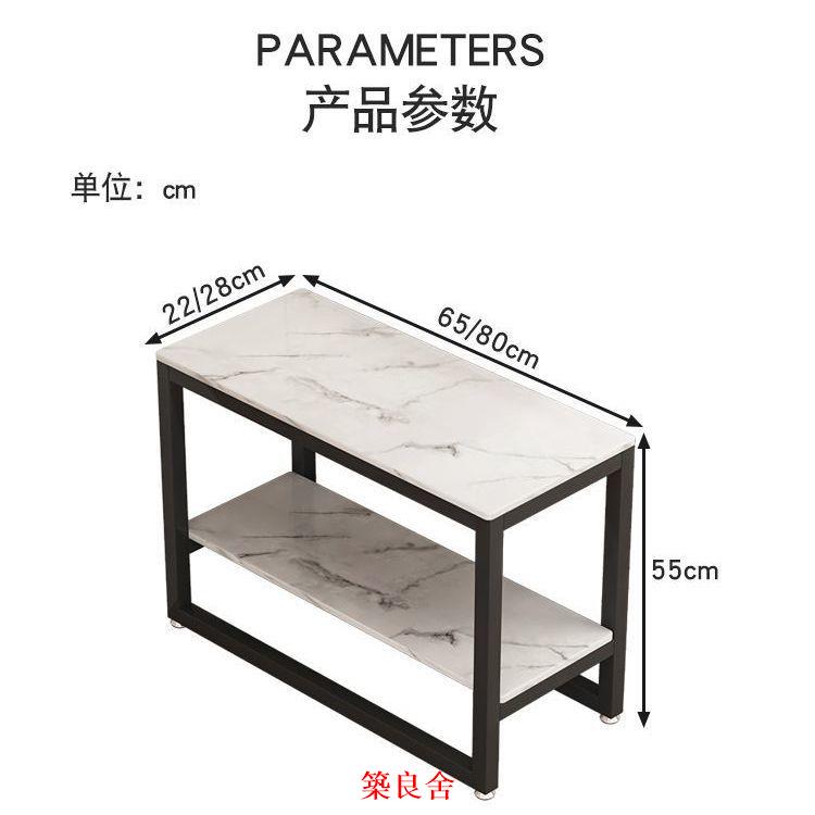 免運 側邊櫃 邊桌 小茶幾 沙發邊桌 邊幾 小邊桌 沙發桌 桌邊幾 沙發邊幾 客廳邊桌 沙發邊幾小茶幾客廳家用小戶型簡約輕奢現代巖板大理石臥室床頭櫃