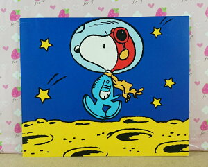 【震撼精品百貨】史奴比Peanuts Snoopy 卡片 外太空藍 綠 震撼日式精品百貨