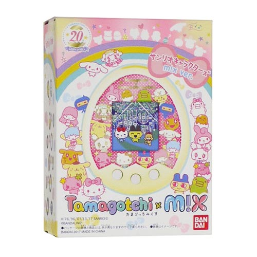 【日本正版】Tamagotchi Mix 塔麻可吉Mix 20周年紀念 三麗鷗角色 寵物機 電子雞 BANDAI - 040606