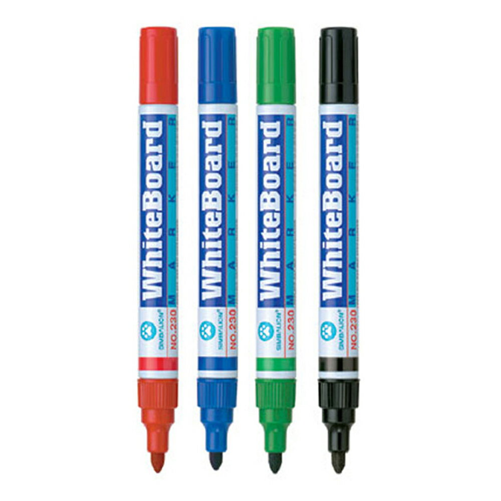 雄獅 中字圓筆尖1.5mm白板筆 NO.230【九乘九購物網】