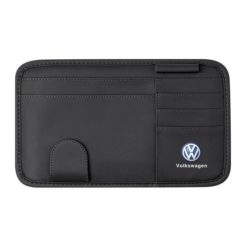 Volkswagen/福斯朗逸寶來ID3高爾夫邁騰速騰汽車遮陽板收納卡片袋眼鏡夾
