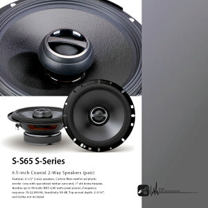 【299超取免運】M5r ALPINE S-S65 6.5吋二音路同軸喇叭 全新原廠公司貨 專業汽車音響安裝