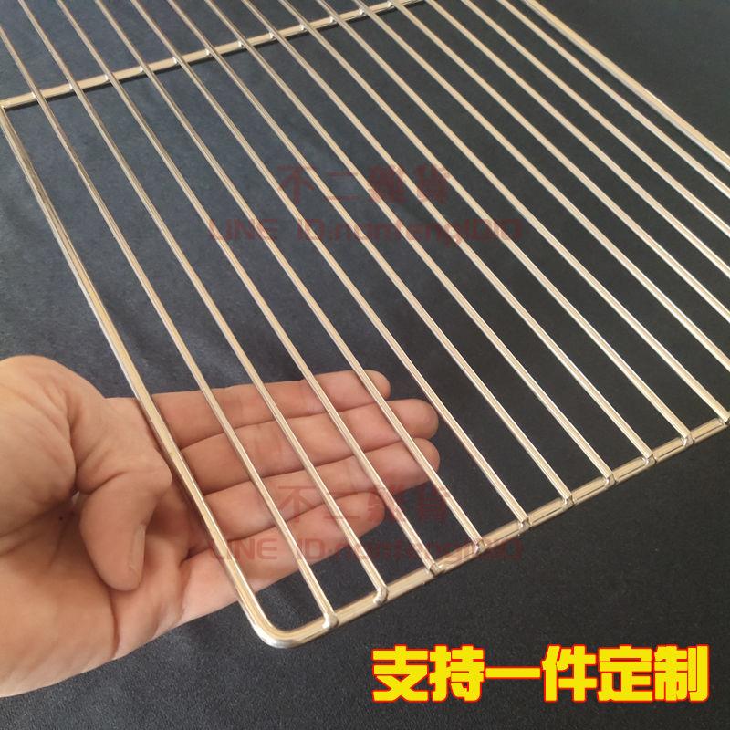 定制燒烤網 304不銹鋼加粗燒烤網 烤箱烤網 戶外燒烤網 烤肉網工具【不二雜貨】 3