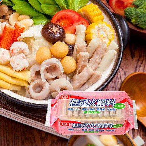 桂冠綜合火鍋餃5盒裝(496G/包)【愛買冷凍】 2