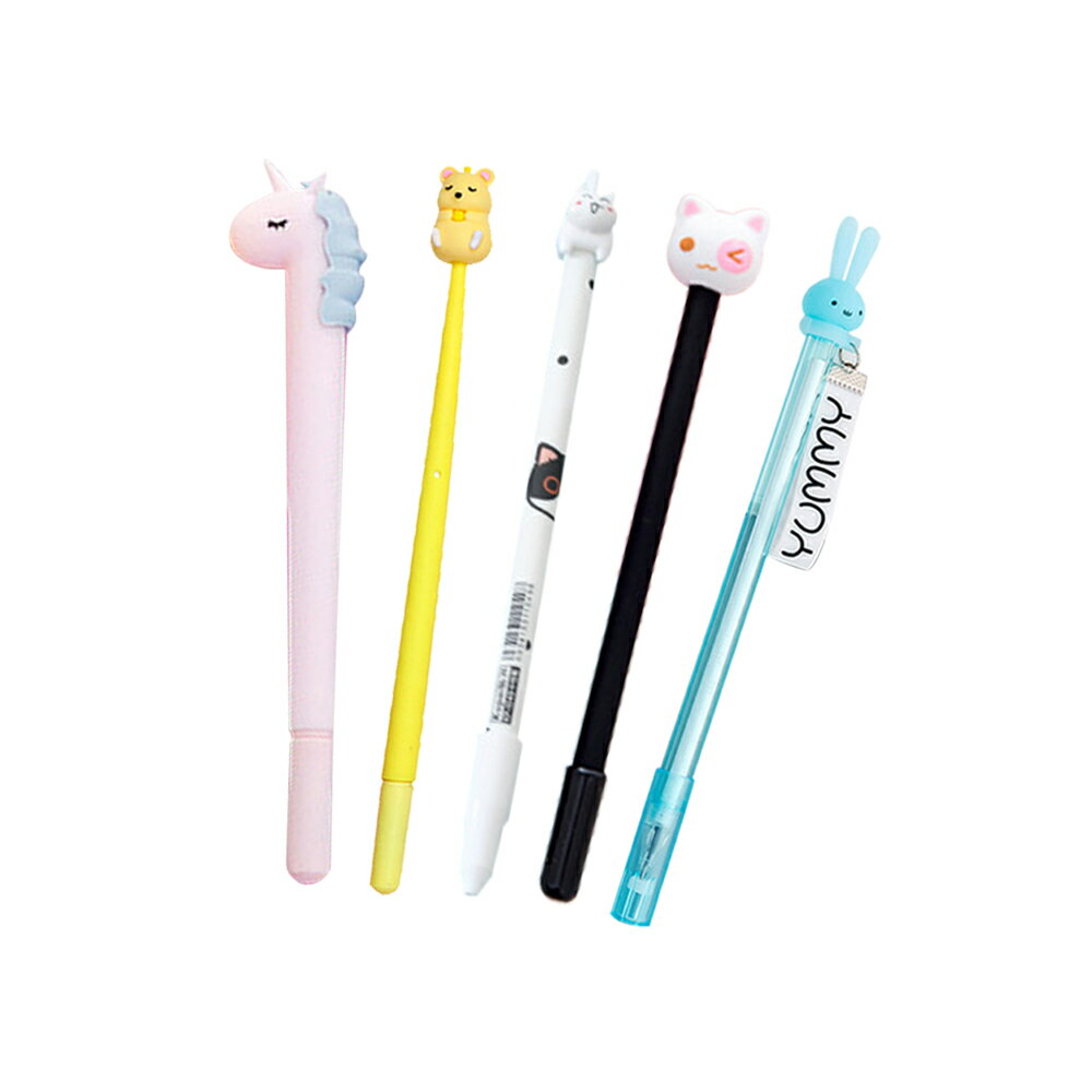 【贈品】卡通造型中性筆 (款式隨機)