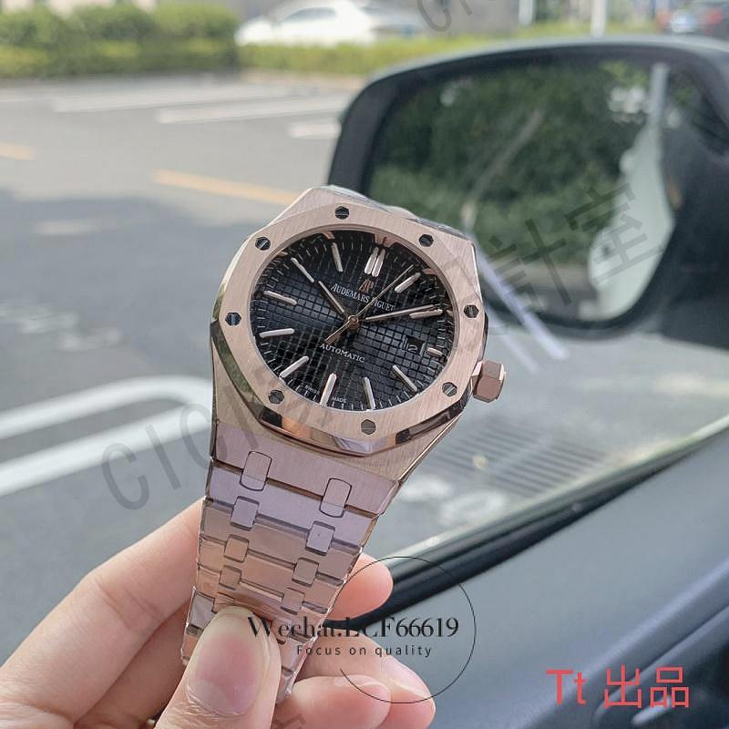 時尚魅力，商務休閒男士41mm黑色錶盤自動手錶，高級豪華日期顯示男士自動機械手錶【亞德機械五金家居】 3