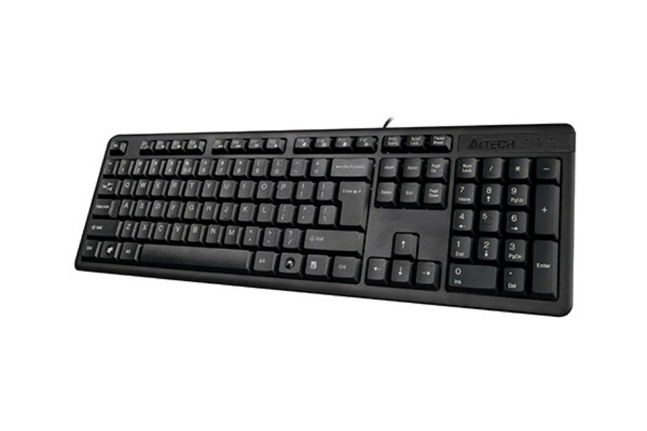 雙飛燕KK-3單鍵盤USB接口商務辦公游戲家用多媒體電腦辦公鍵盤 全館免運