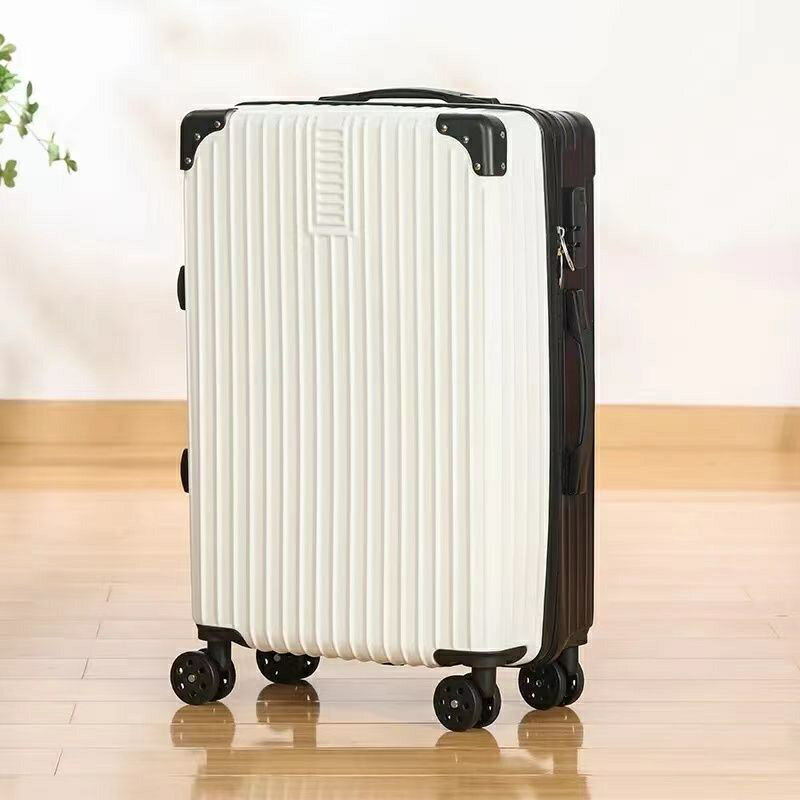 新款日韓學生行李箱男女大容量鋁框旅行箱密碼箱結實耐用拉桿箱