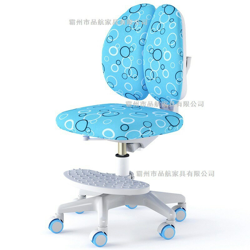 家用兒童學習椅矯正坐姿椅 可升降寫字椅 學生書房滑輪旋轉椅 人體工學椅 書桌椅 成長學習椅 兒童電腦椅 課桌椅 2